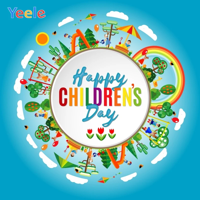 Yeele счастливый день детей Rave вечерние игровые площадки фотографии фоны