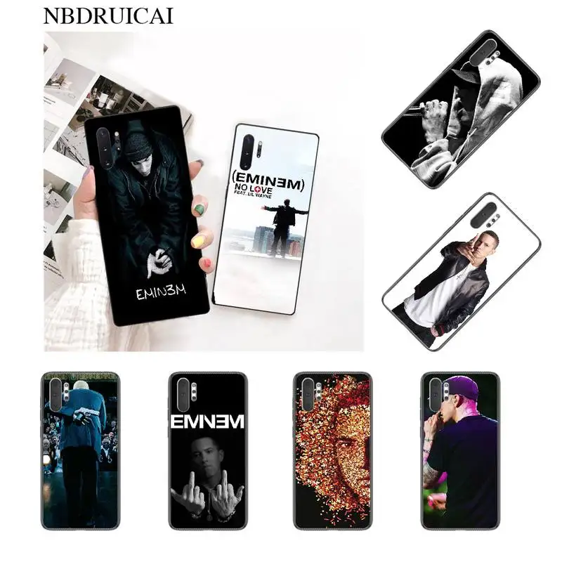 Чехол для телефона PENGHUWAN Rap singer Eminem Samsung Note 3 4 5 7 8 9 10 pro M10 20 30 | Мобильные телефоны и