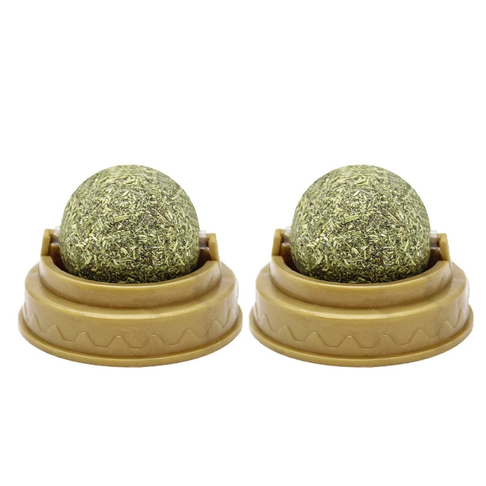 4 шт. кошачий лижет мяч натуральная кошачья мята настенный шарик игрушка кошка