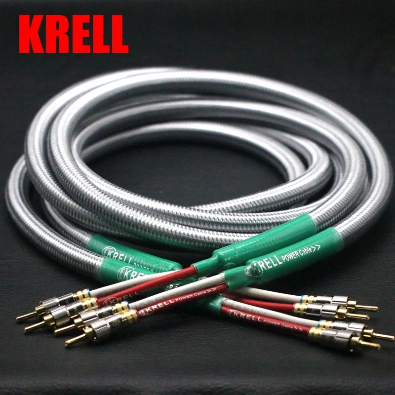 Высококачественный аудиофильный Кабель с разъемом типа банан и серебряным