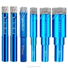 Сверло с алмазным покрытием D23 20, прочное сверло для сухого сверления стекла, мрамора, гранита, кварца, фарфора, керамики