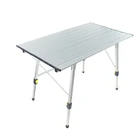 Портативные боковые столы для кемпинга с алюминиевой столешницей: складной стол с твердой обмоткой в сумке для пикника