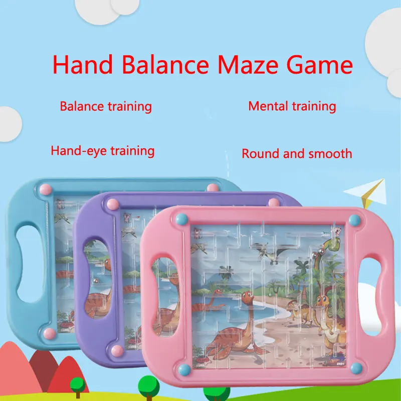 

Steel Ball Track Maze Toys Brain Teaser Intellect Ball Rolling Orbit Puzzle Children Learning Educational Toys Magic Maze Game