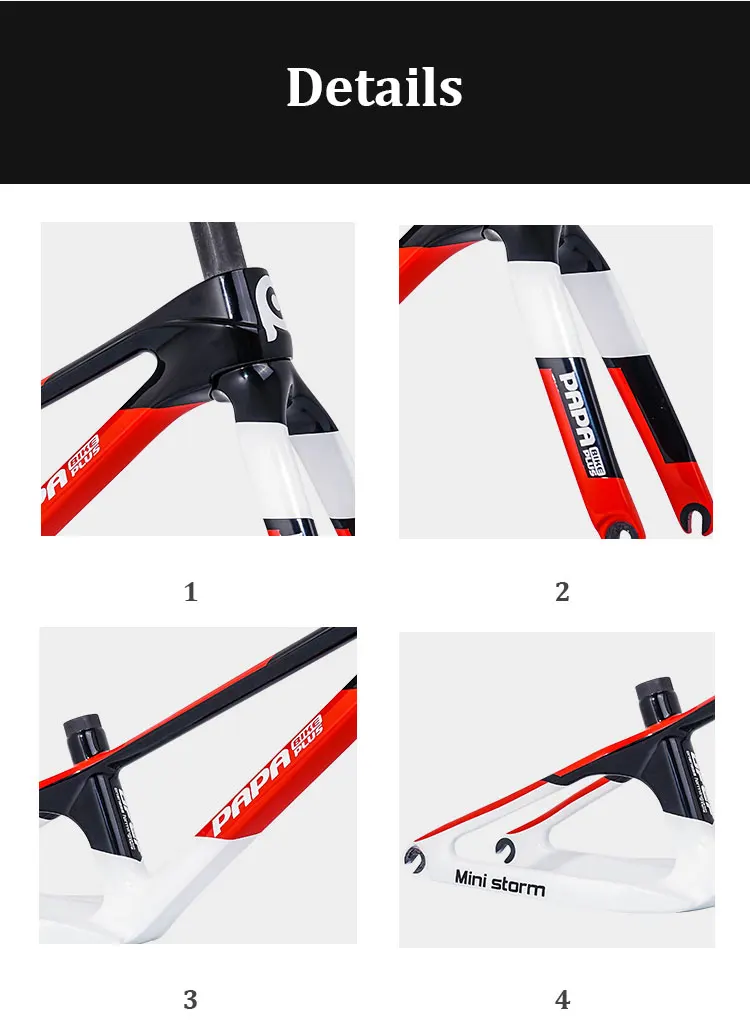 Papabike balance car carbon fiber frame refit светильник для скутера новые аксессуары популярные