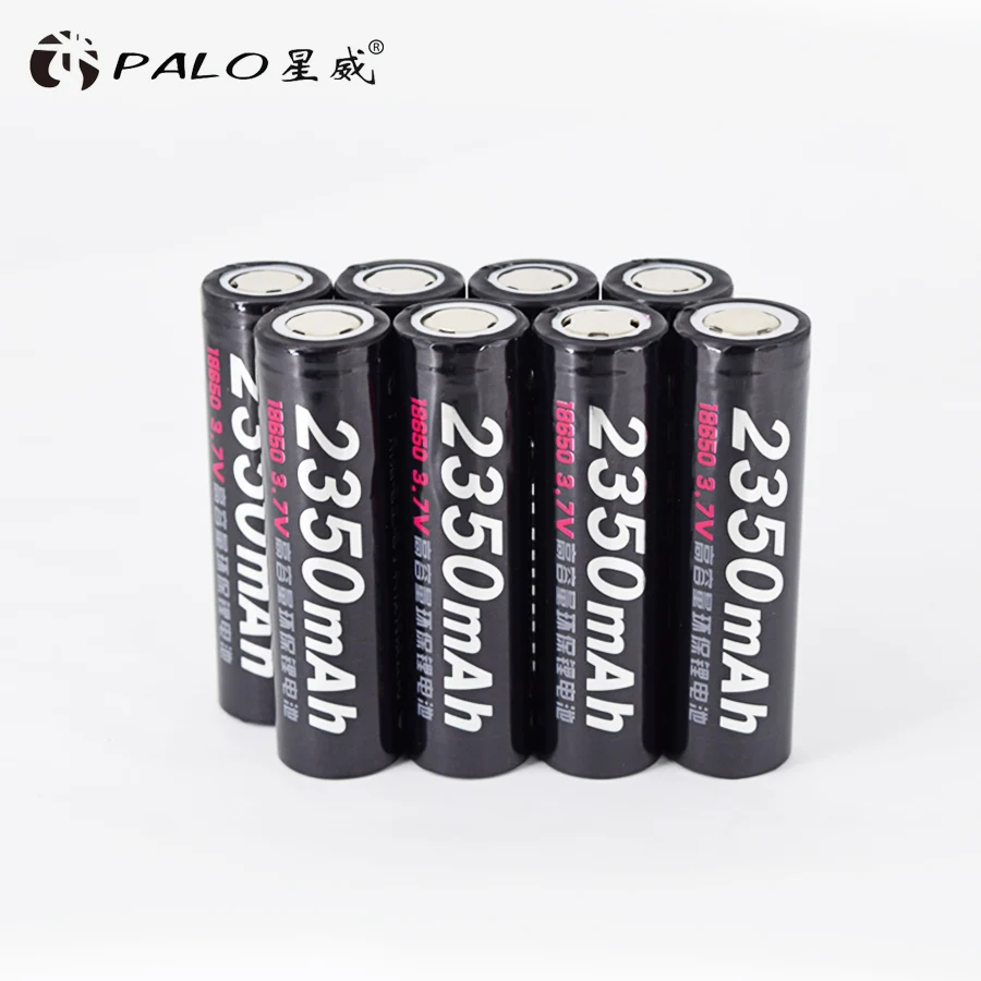 PALO NCR18650B 3,7 v 23500 mah 18650 литиевая аккумуляторная батарея для Panasonic фонарик батареи - Цвет: 8PCS Battery