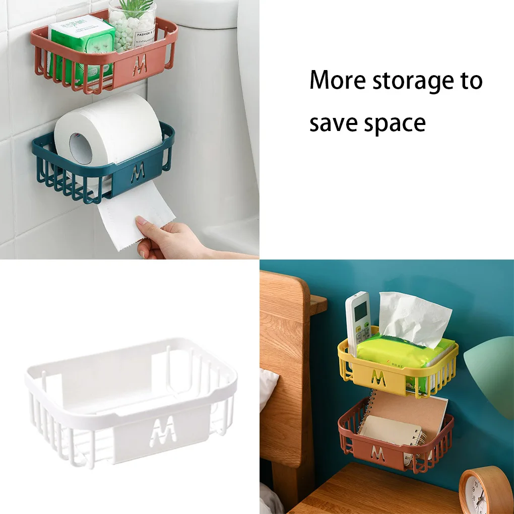 Настенная полка для бумажных салфеток подвесной стеллаж хранения рулона кухни