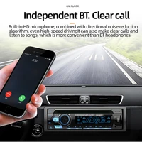 g99f single spindle bluetooth universal car mp3 player one click mute control hands free call high temperature resistance