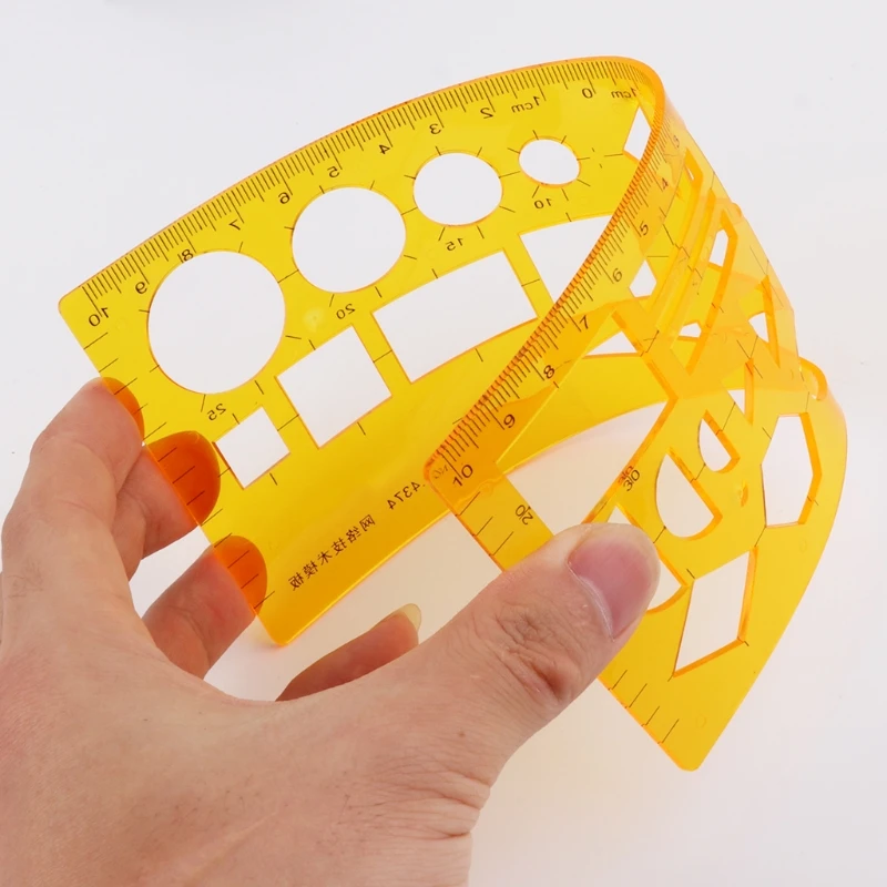 

Технический трафарет для чертежей сети, измерительный инструмент для чертежей линейки, новый X3UE