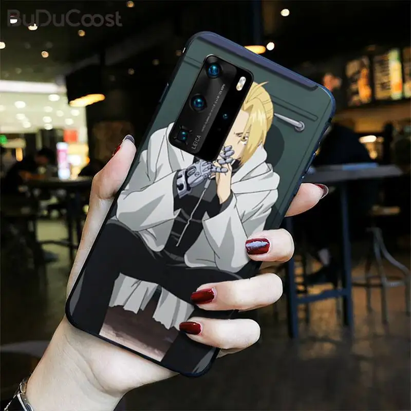

Riccu Fullmetal Alchemist amine Phone Case For Huawei P20 P30 P20Pro P20Lite P30Lite P10 P Smart plus P10Lite P40 Pro P40lite