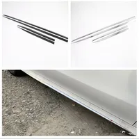 4Pcs Car Door Edge Side Anti-collision Cover Trim Sticker Chrome ABS For Mercedes Benz CLA 2020 / A Class 2019   W177 Styling