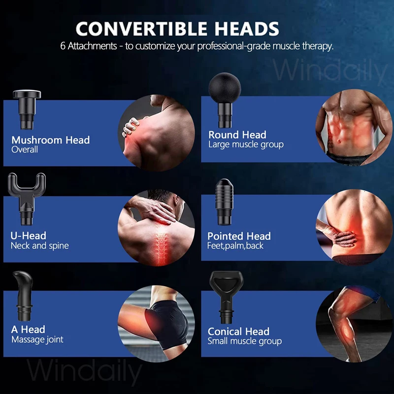 Лимфодренажный массажер ударный массажный пистолет глубокий ткань панель