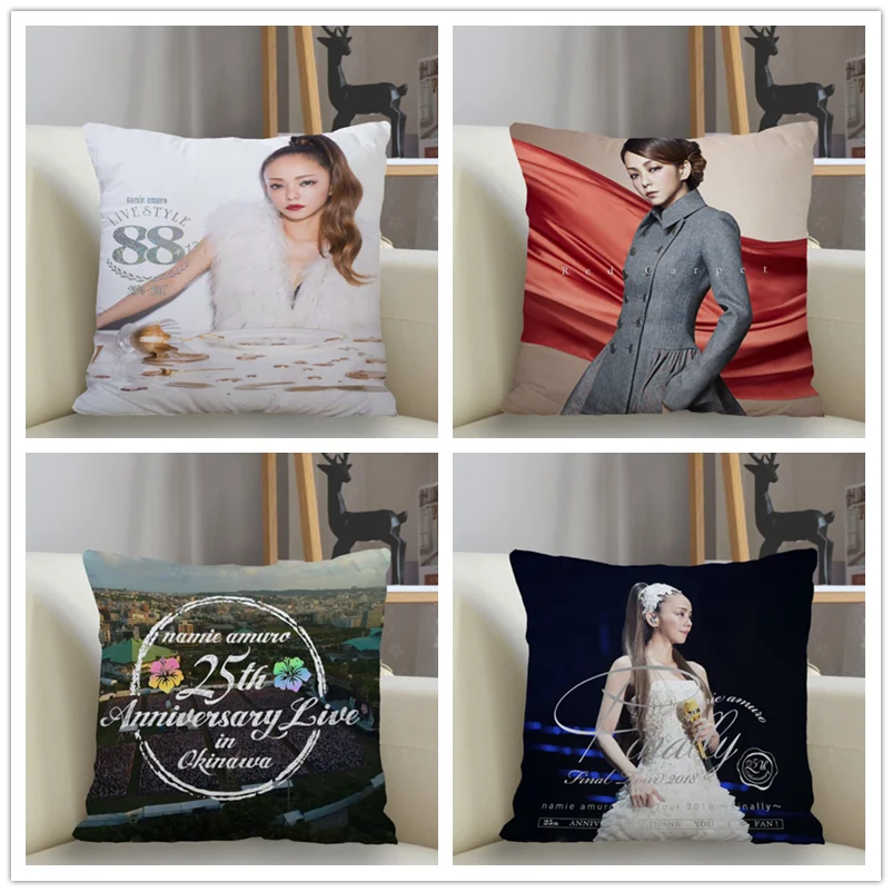 

Musife Custom Namie Amuro Pillowcase Sofa Decorative Cushion Cover Pillowcase Home Decor Decoration Pillowcase