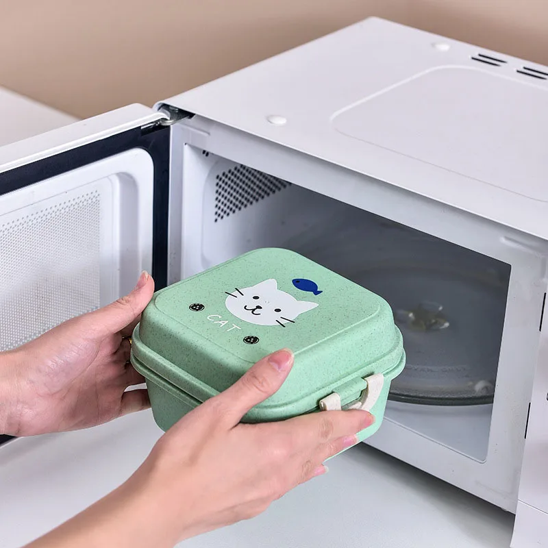 Высококачественный мультяшный Ланч бокс с животными контейнер для бенто пищевой