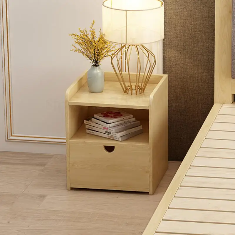 Сплошная деревянная прикроватная настольная лампа простой современный