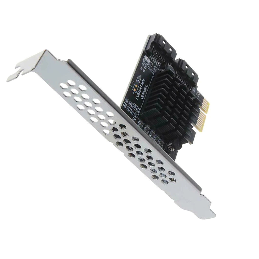 SATA PCI-E Adapter 2 Ports 3.0 to PCIe x1 x16 Expansion Card PCI-e PCI Express Converter Computer Accessory | Компьютеры и офис