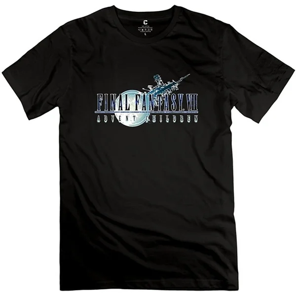 

Men Final Fantasy Vii Logo Custom 100% Cotton Deepheather T-Shirts By Mjensen