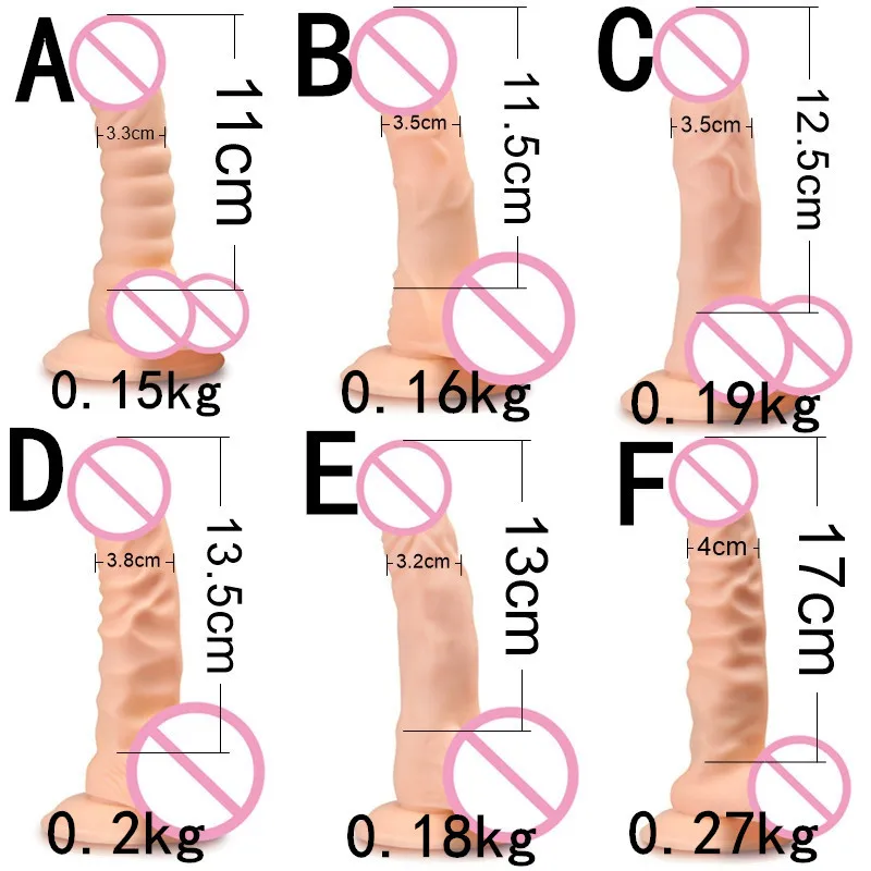 Мягкий фаллоимитатор из толстого силикона с присоской искусственный член