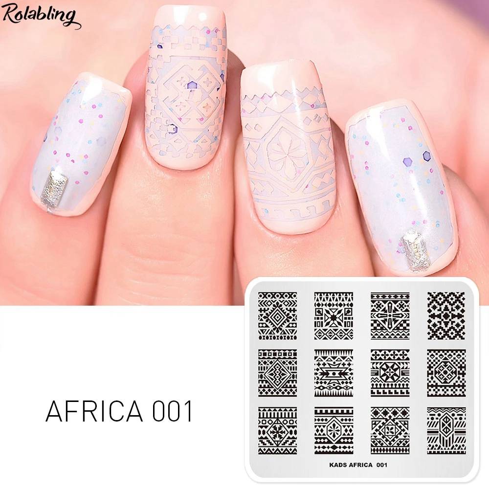 Новинка 7*8 см штамповочные пластины красивый дизайн шаблоны из нержавеющей стали