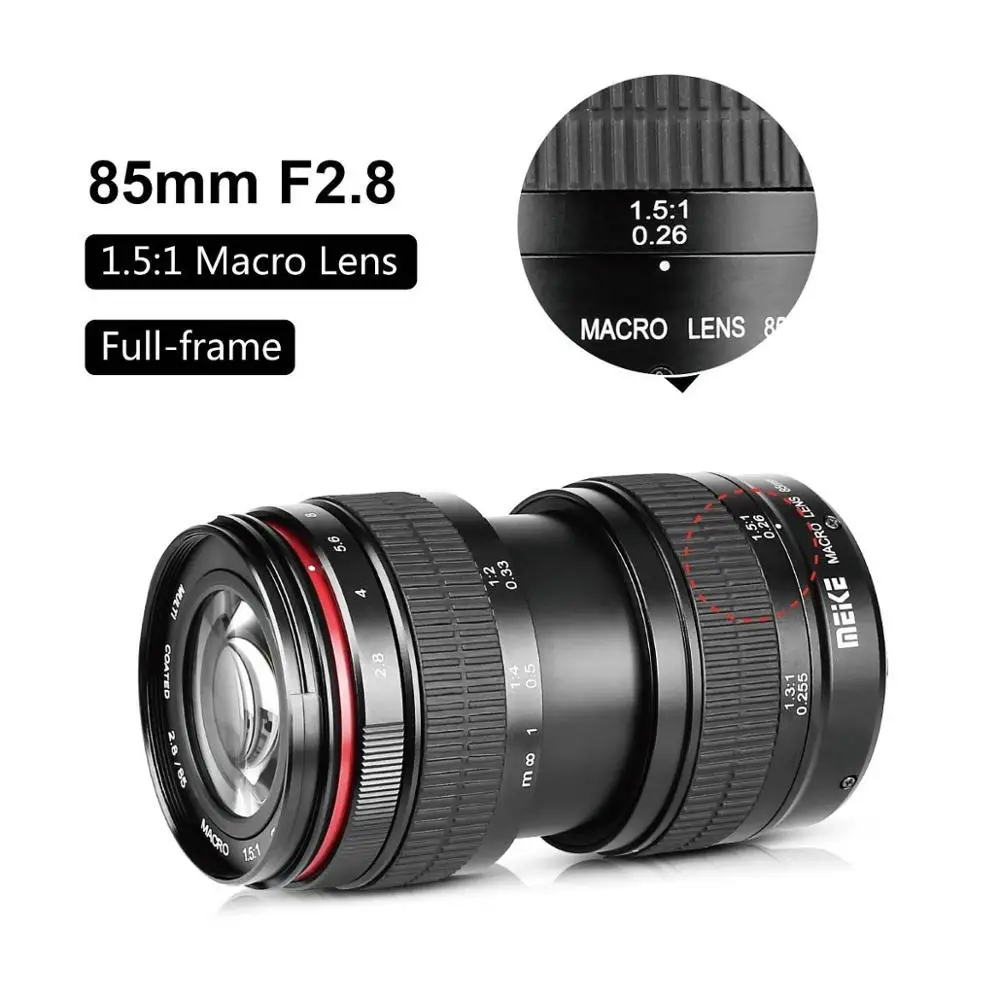 MEKE 85 мм f2.8 1 5: макрообъектив для Fuji X Pro2/X T1/X T2/X T10/ T20/X A2/X E2/X E2s/X70/X E1/X30/X70/X M1/X A1/XPro1