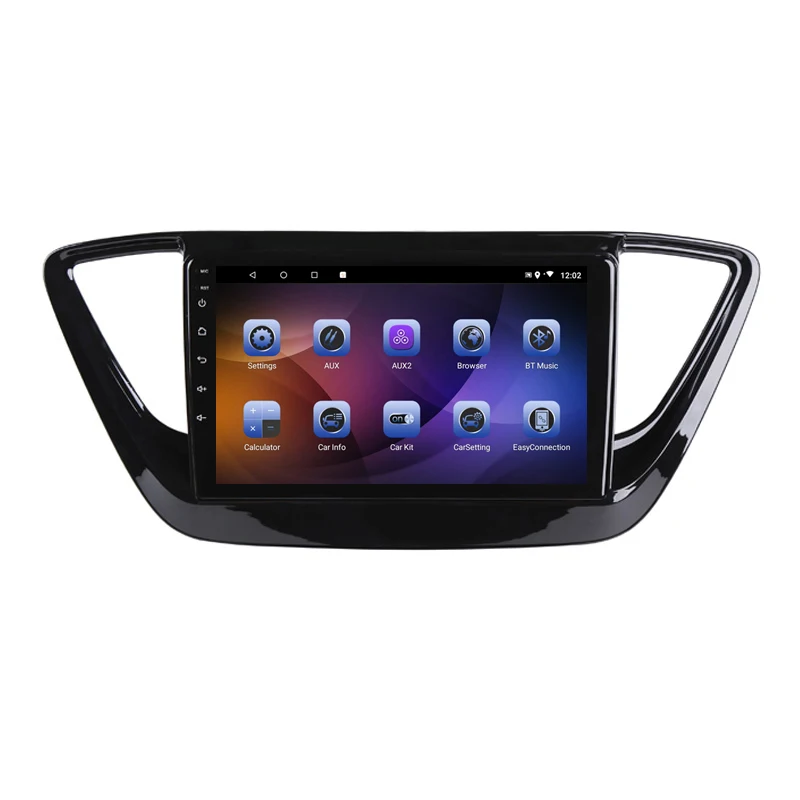 Автомагнитола 9 &quot 4G RAM 8 ядер Android DVD GPS навигация для Hyundai Verna Solaris 2017 2018 2019 стерео