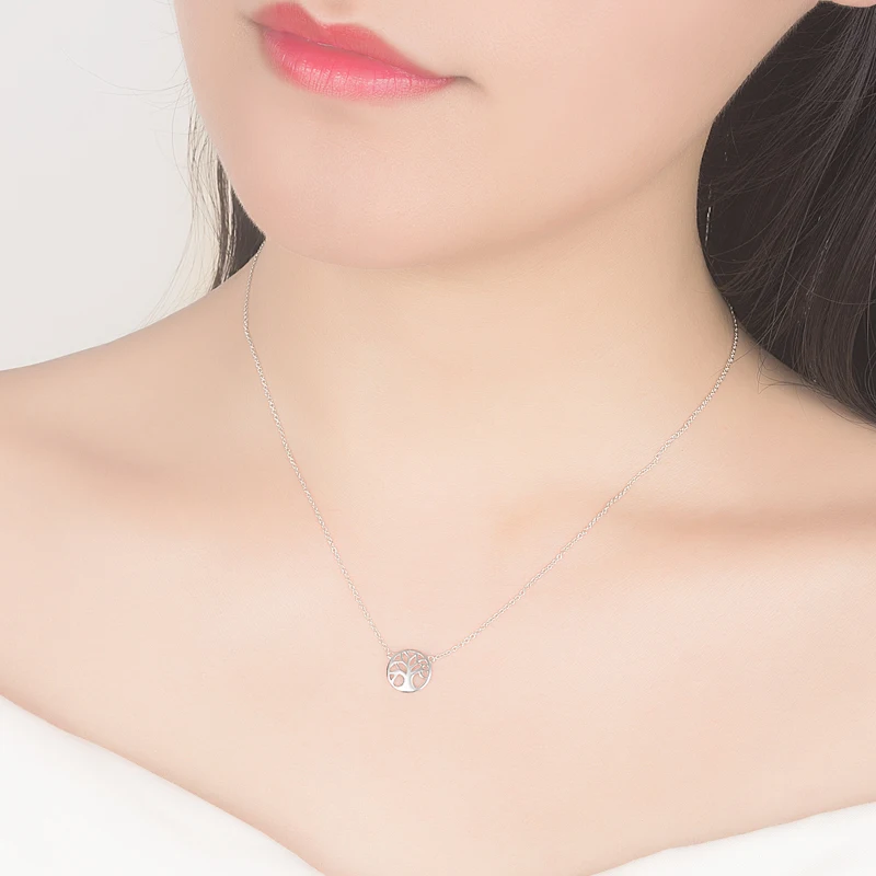 Ожерелье женское из чистого серебра 925 пробы длина 45 см