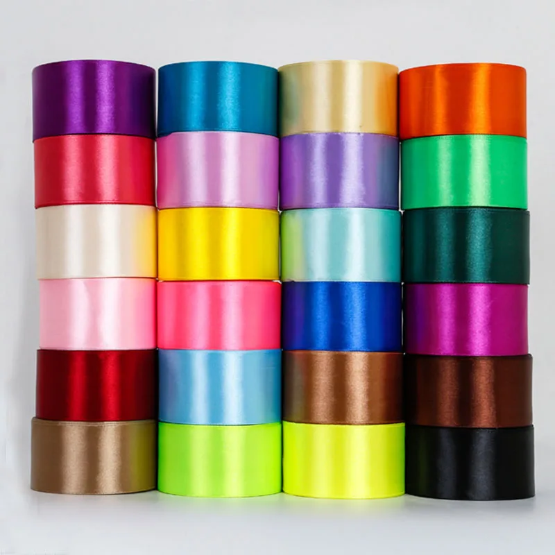 Ленты атласные шелковые для самостоятельной упаковки 6 10 15 20 25 40 50 мм|Ленты шитья| |