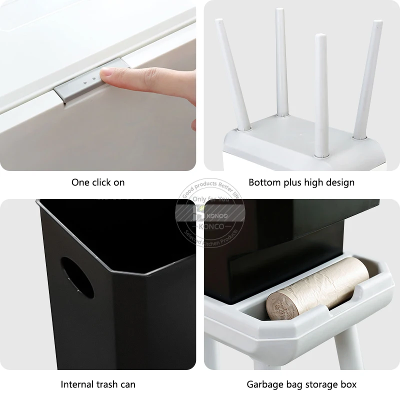 Новая классификация мусорное ведро большой емкости пресс тип домашнее влажное и