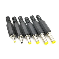 5pcs 5 5x2 5 5 5x2 1 4 8x1 7 4 0x1 7 3 5x1 35 2 5x0 7mm male dc power plug connector 180 degree plugs cable male plug adapter