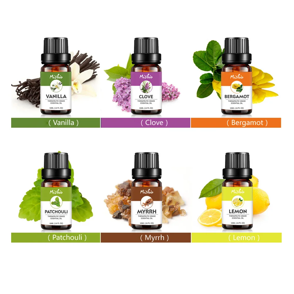 Plant Pure Aromatherapy Massage Relaxation Help Sleep Universal Skin Care Organic Fragrance Essential Oil For Diffusers