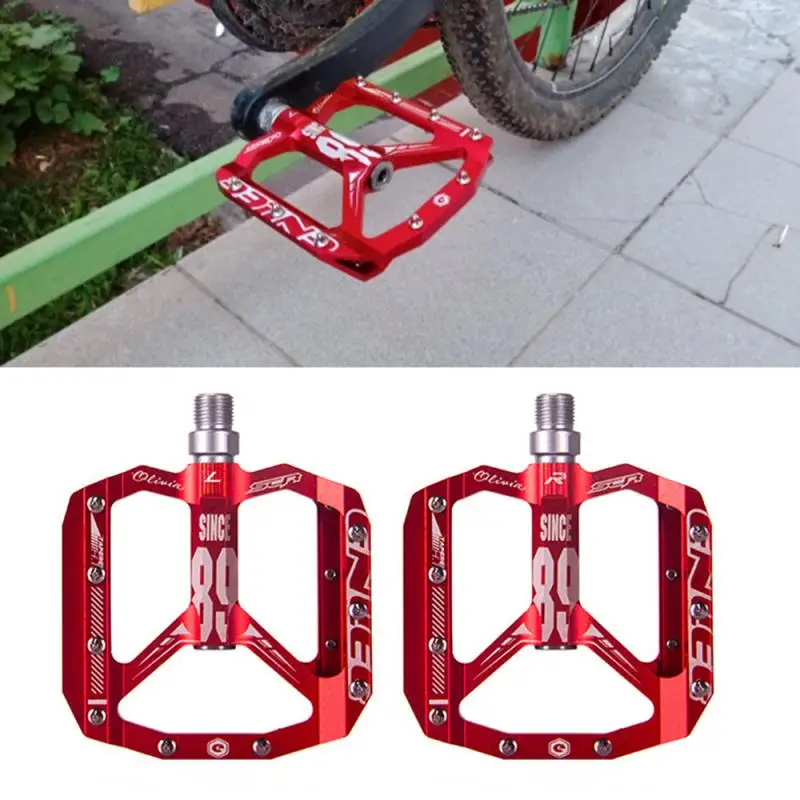 1 Pair IGUS DU Bearings Bicycle Pedal Anti-slip Ultralight CNC MTB Mountain Bike Sealed Bearing Pedals Accessories | Спорт и