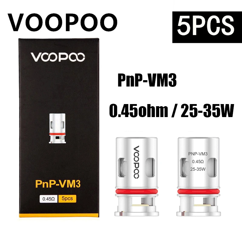 PNP сменная катушка VM3 Ом PnP для VINCI R/X/AIR DRAG S/X/AIR ARGUS GT/AIR/PRO V.SUIT NAVI Kit 5 шт. | Мобильные