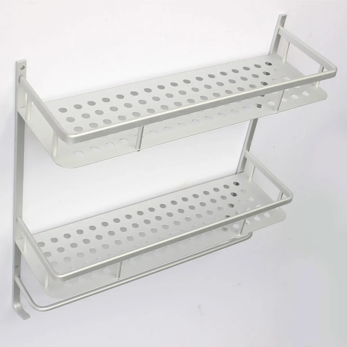 

Iron Wall Decoration Shelf Storage Rack Hanging Basket for Bathroom Kitchen Bedroom Organizer Floating Display Shelf