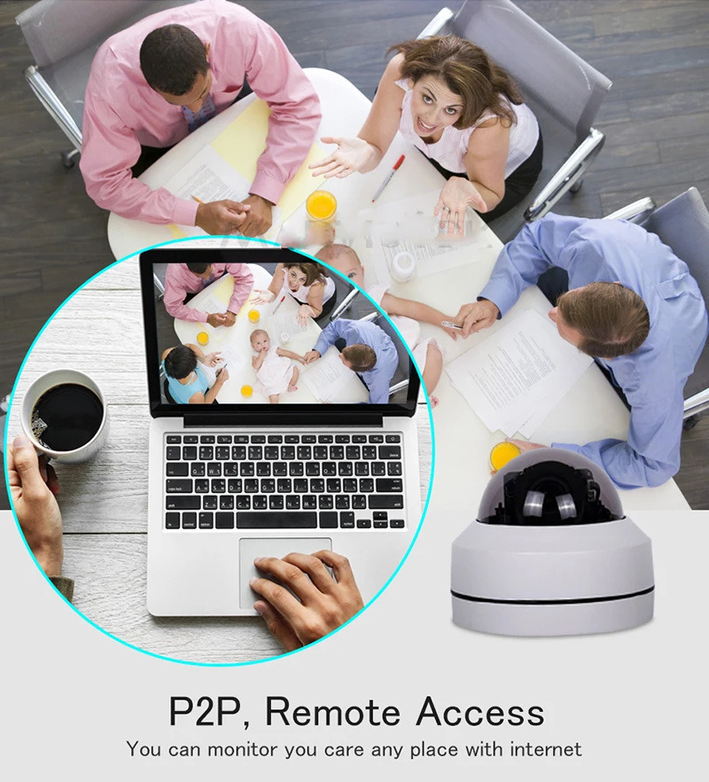 5MP PTZ купольная POE ip-камера наружная Водонепроницаемая домашняя ip-камера безопасности POE ONVIF 1080P 4X Zoom P2P IR ночного видения H.265