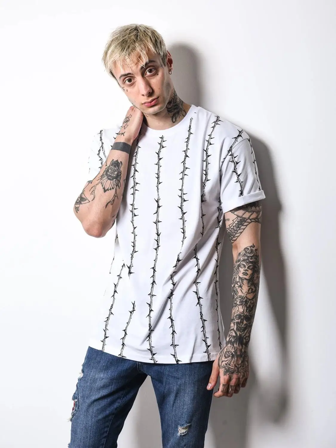 Мужская футболка 2020 летняя новая продукция Футболка полосатая рубашка короткий