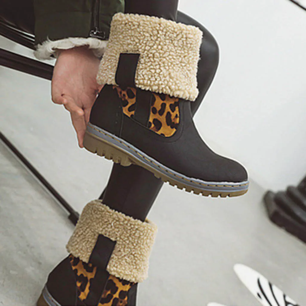 Женские ботильоны на плоской подошве Цветная Свадебная женская зимняя