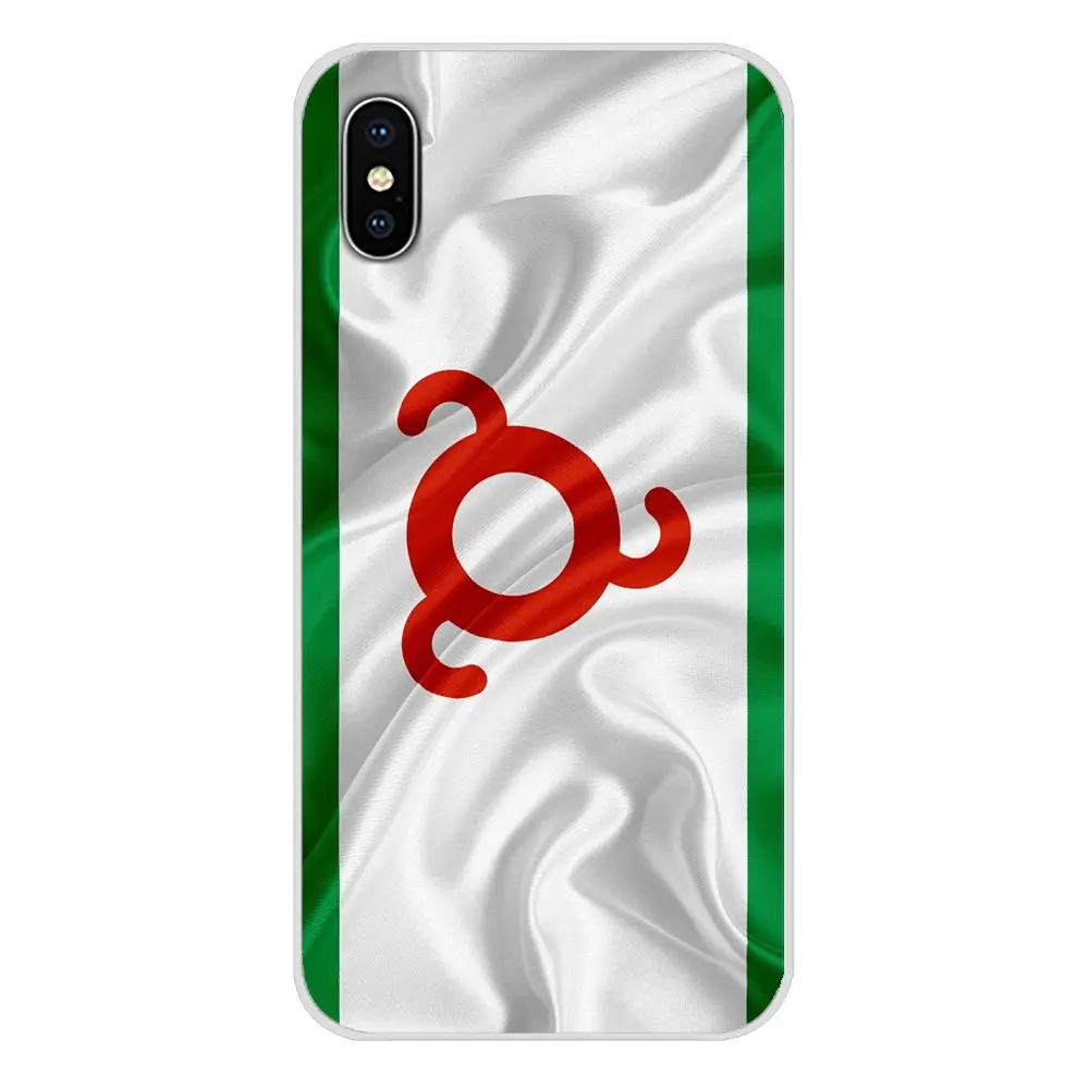 Ingushetia национальный флаг пейзаж карта с логотипом для Samsung Galaxy A3 A5 A7 A9 A8 Star A6 Plus 2018