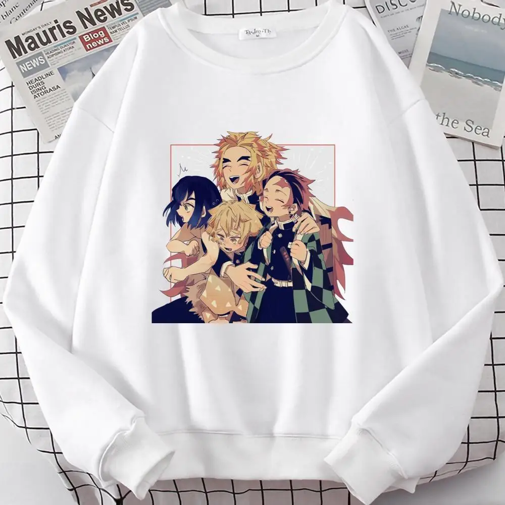 

Demon Slayer Tomioka Giyuu Cool design O-NECK Cotton Sweatshirts with Pocket Leisure Unisex sweatsuit