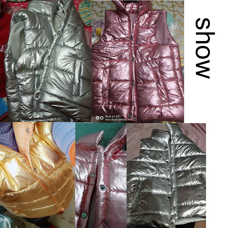 Женский жилет без рукавов зимняя повседневная куртка 2020 утепленный с хлопковой