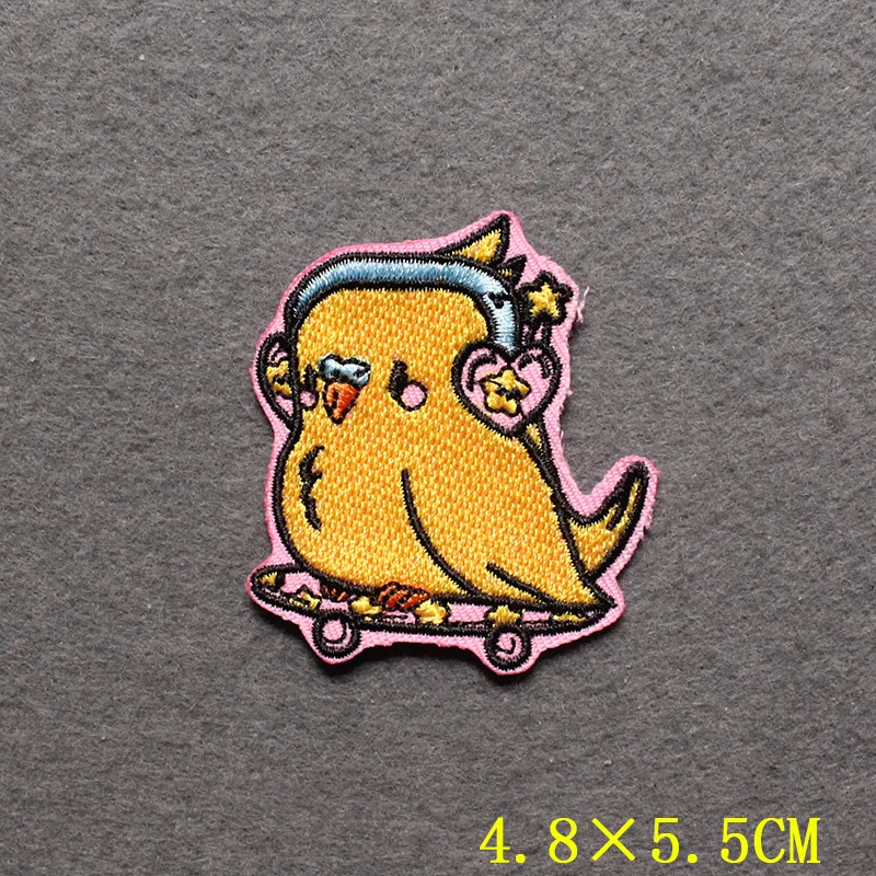 Забавные нашивки в полоску сделай сам для одежды патчи стиле аниме патч с