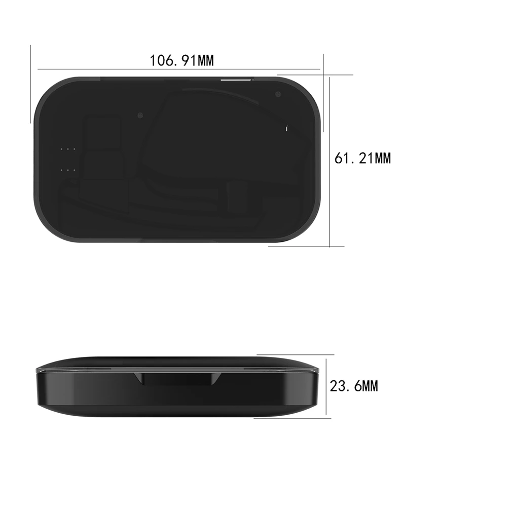 Чехол для зарядки для bluetooth-наушников Plantronics Voyager Legend с литиевой батареей 450 мАч и usb-кабелями