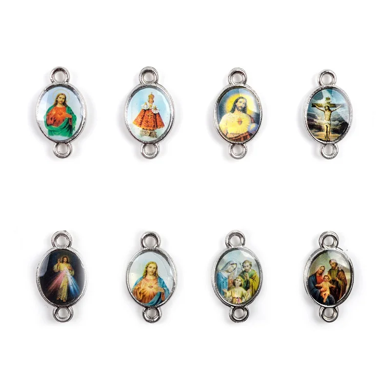 Наклейка с изображением Иисуса Христа водонепроницаемый Розарий ожерелье