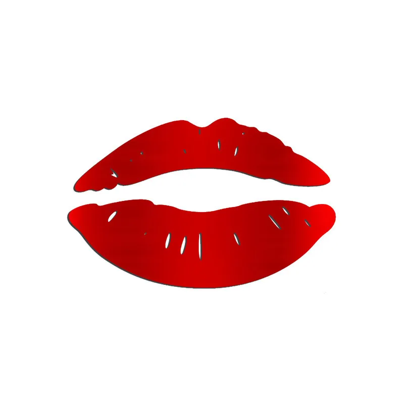 3D акриловые зеркальные настенные наклейки в форме губ наклейка мозаика