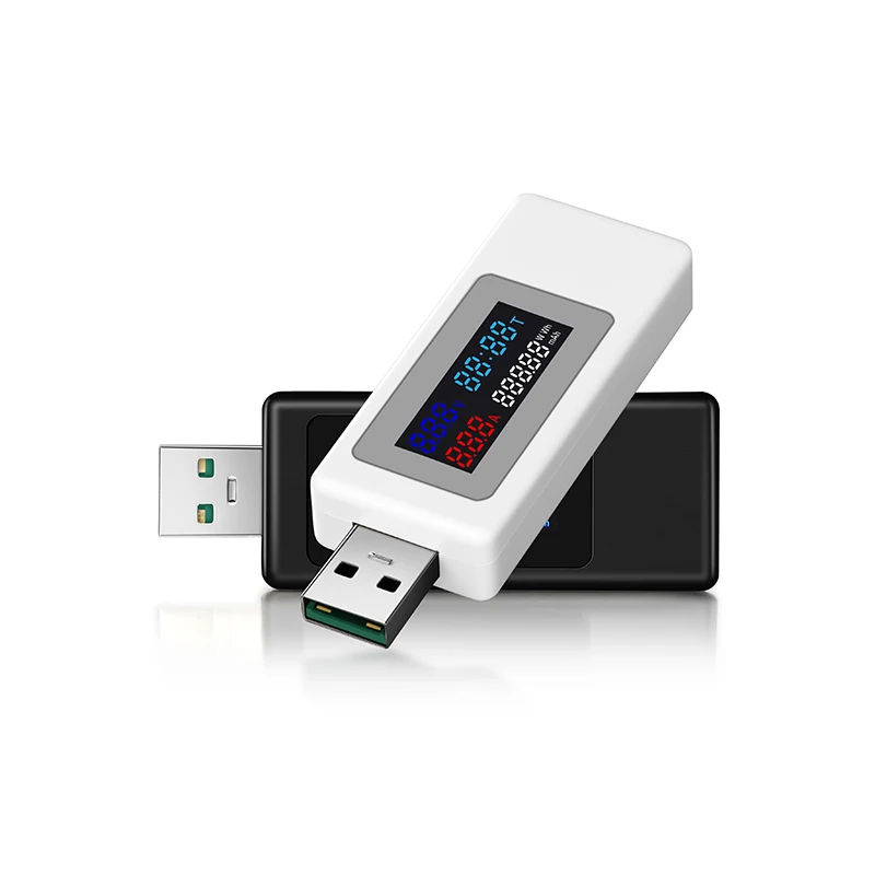 6 в 1 USB-тестер с IPS-дисплеем цифровое напряжение постоянного тока мощность таймер