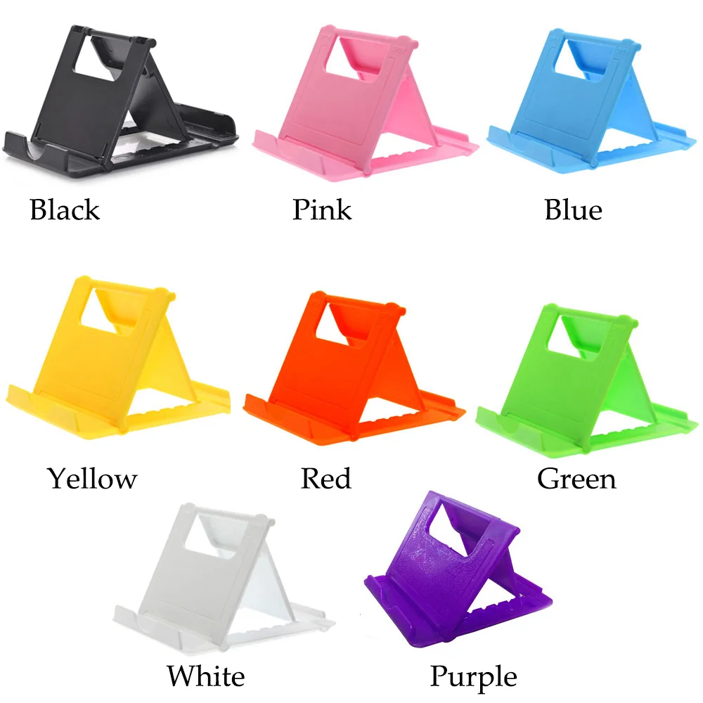 Универсальный Цветной складной держатель для планшета 1 шт. пластиковый с