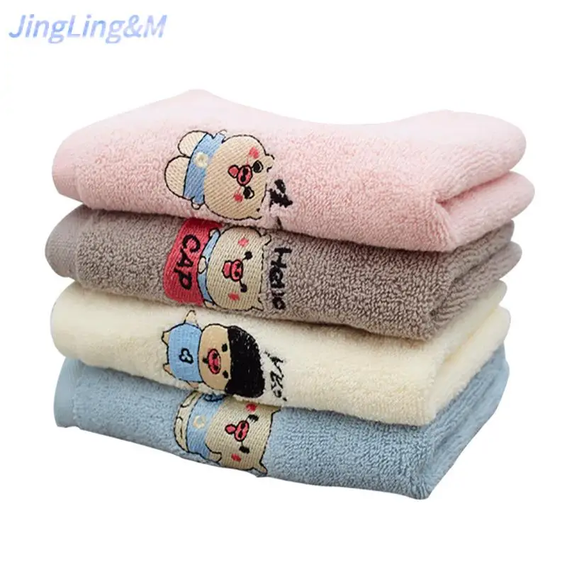 Полотенца прямоугольные из чистого хлопка многофункциональные Мультяшные