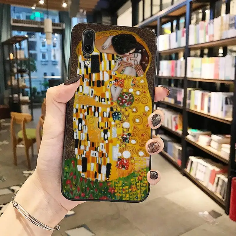 

Kiss by Gustav Gustav Klimt kiss shell Phone Case For Huawei honor Mate P 10 20 30 40 Pro 10i 9 10 20 8 x Lite