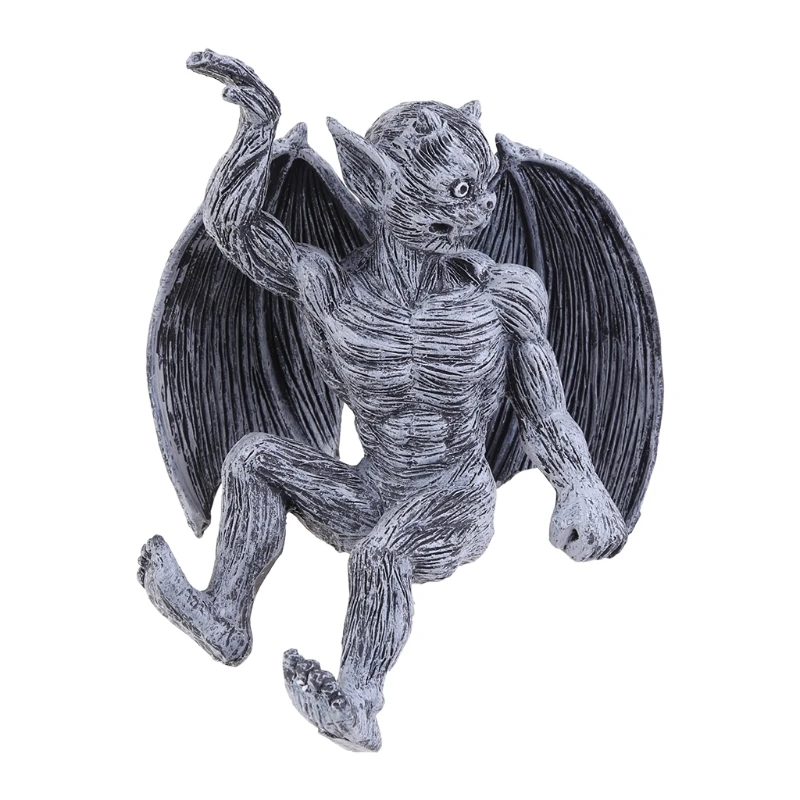 Статуя крылатого гриба смола призрак подвесные фигурки украшение для сада