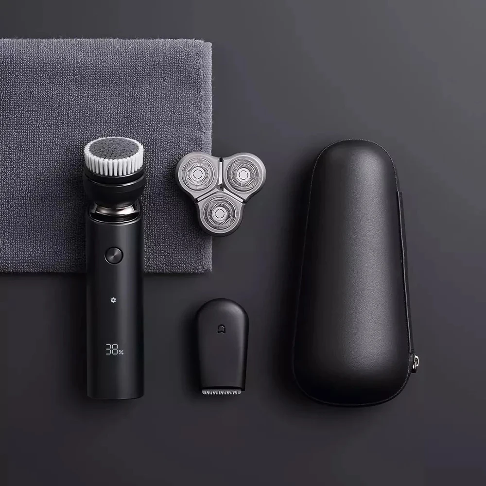 

Электробритва Xiaomi Mijia S500C с 3 головками, моющийся портативный триммер для сухого и влажного бритья бороды, 5 В/1 А, IPX7