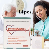 herbal 14pcs unisex health care pressure treatments control high blood hypertensie patch