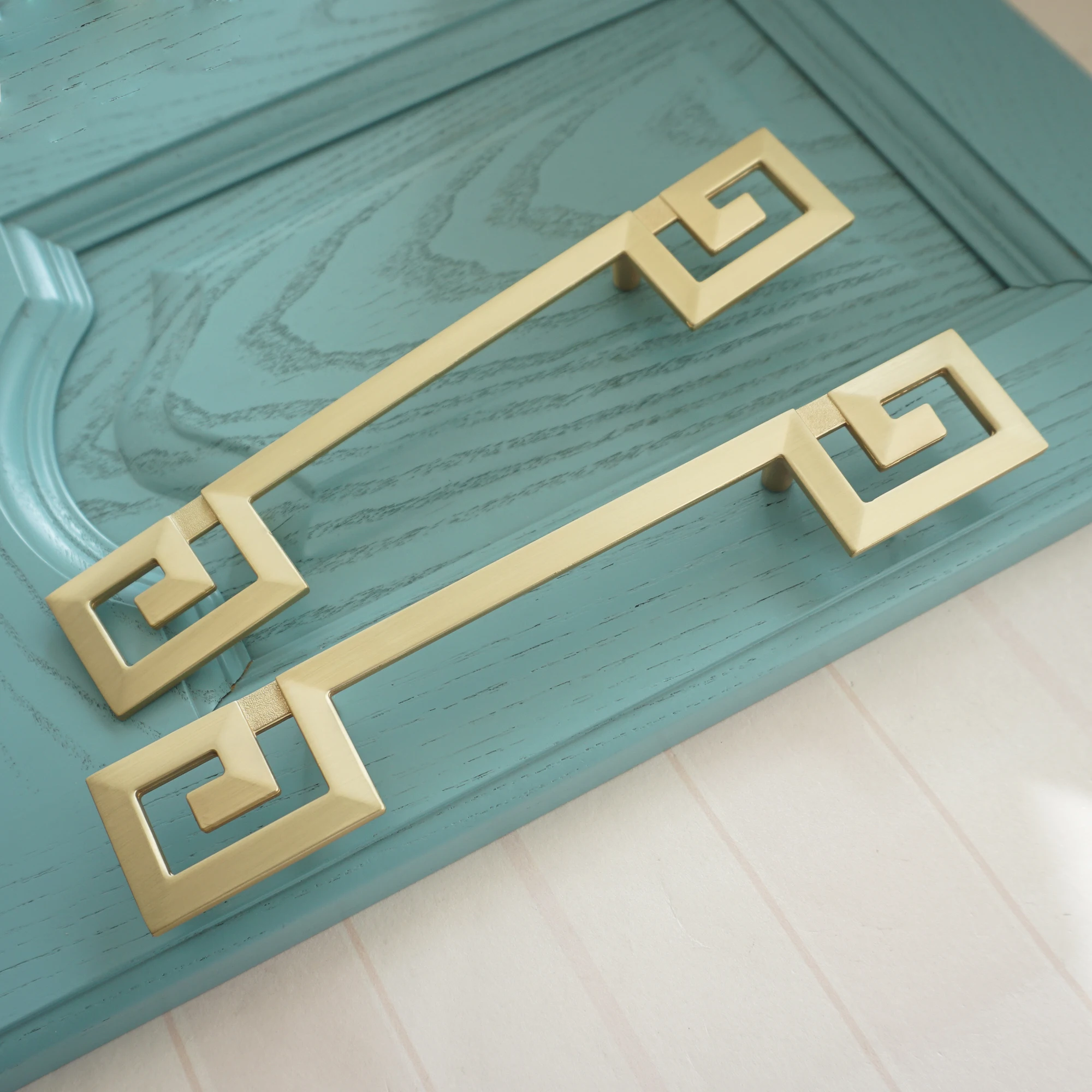 5 &quotсплава цинка Кабинет ручки рукоятки золотая ручка для выдвижных ящиков и